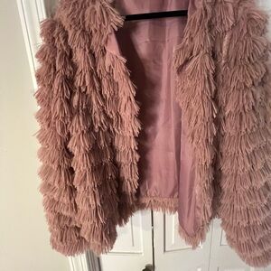 Pink Fringe Jacket